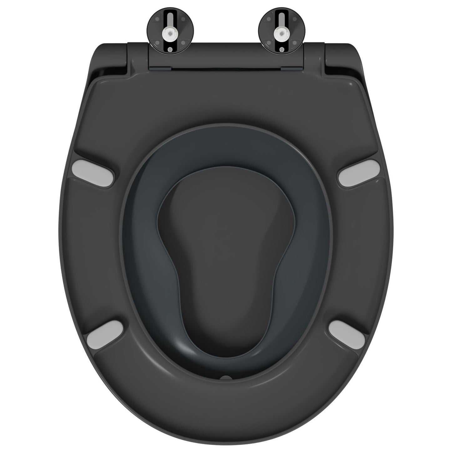 Sedile Per Toilette Familiare Con Sedile Per Bambini Sgancio Rapido In Duroplast