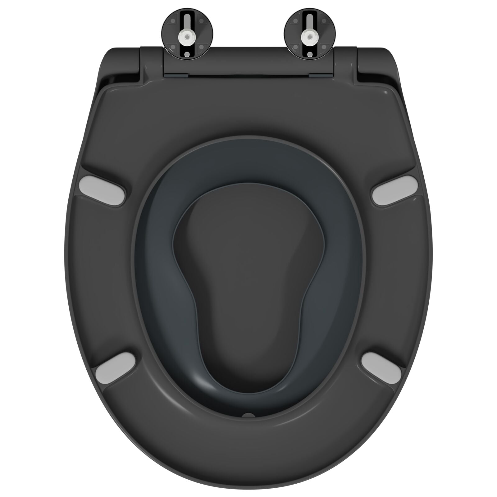Sedile Per Toilette Familiare Con Sedile Per Bambini Sgancio Rapido In Duroplast