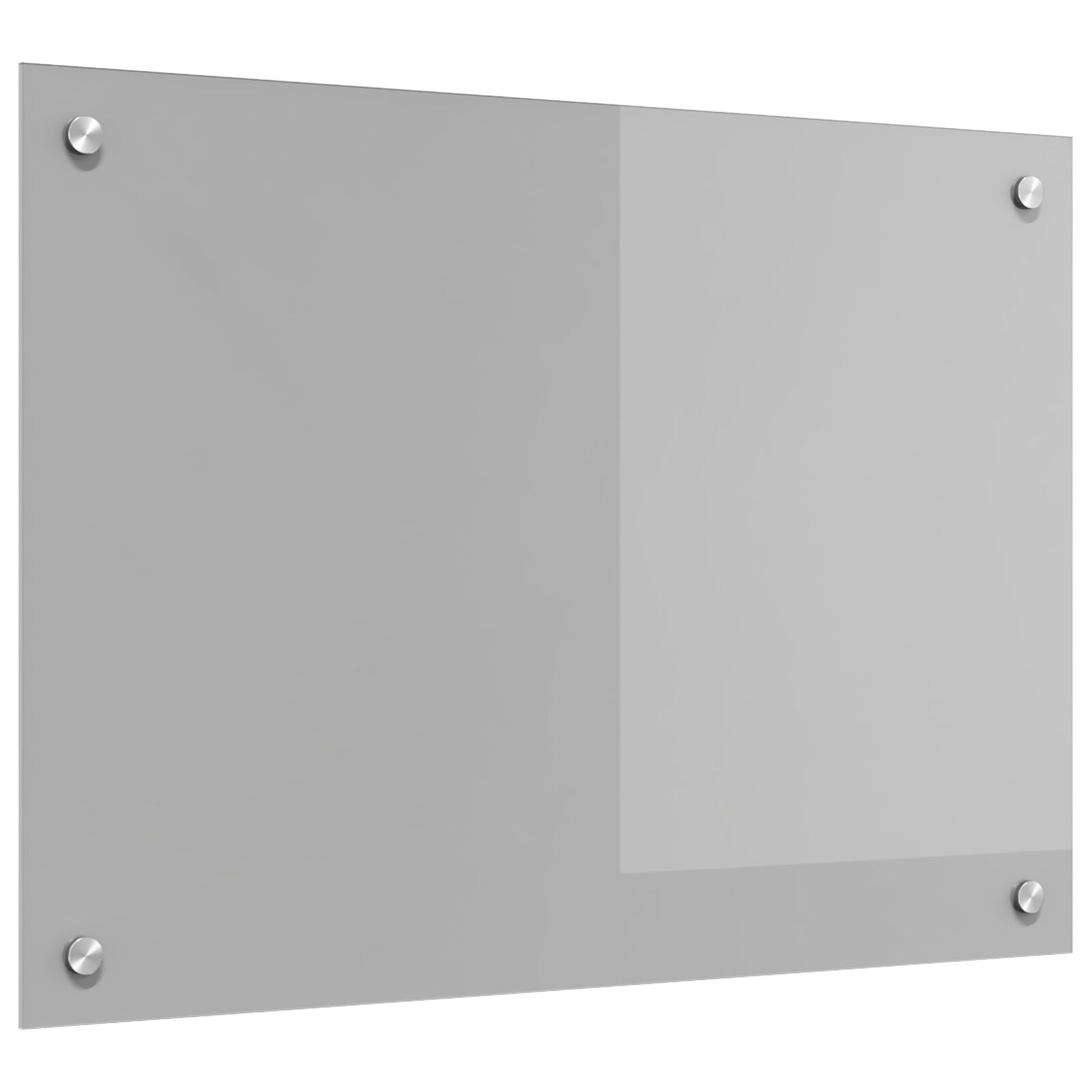 Schienale Cucina Grigio Chiaro 70X50X0,6 Cm Vetro Temperato