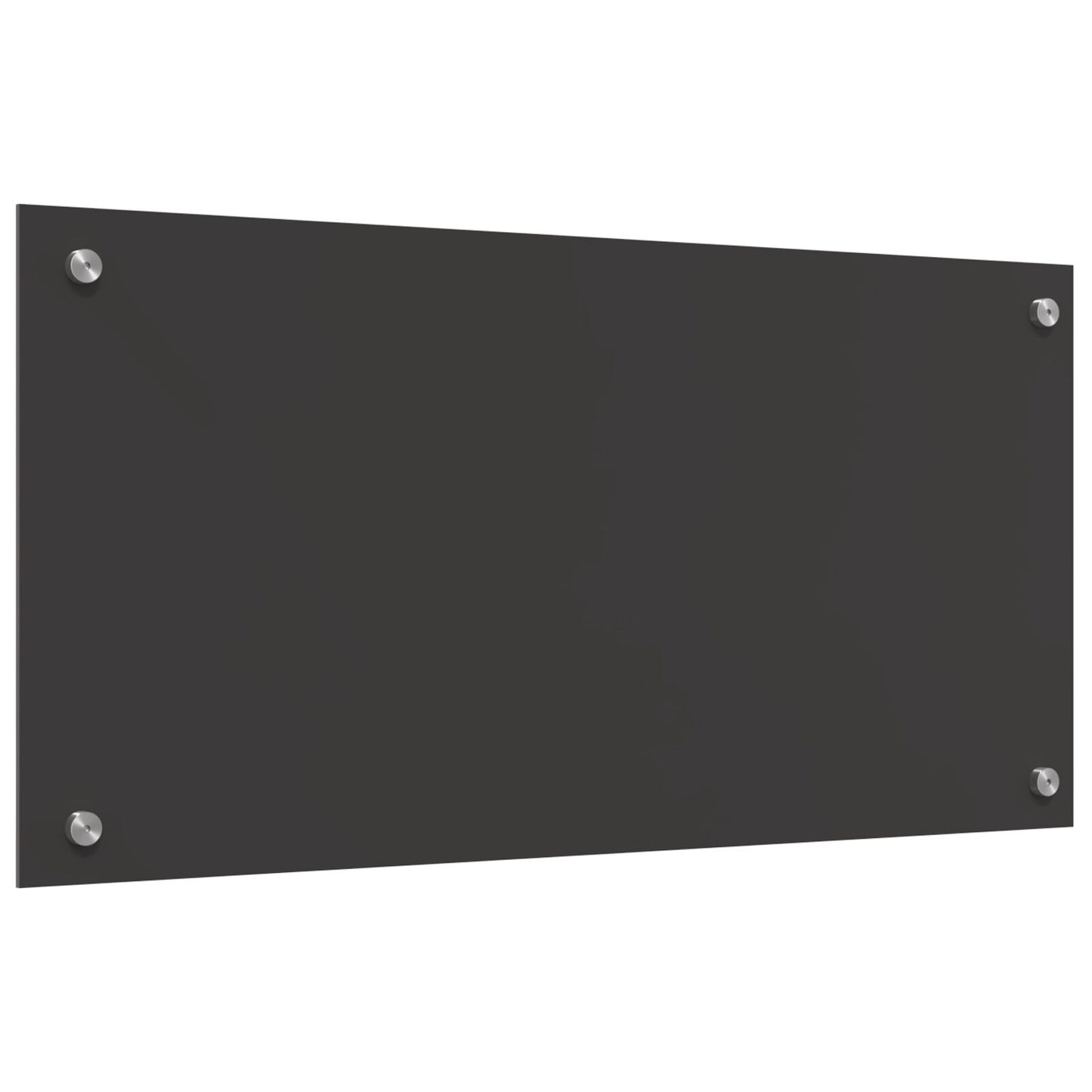 Schienale Cucina Grigio Scuro 80X40X0,6 Cm In Vetro Temperato