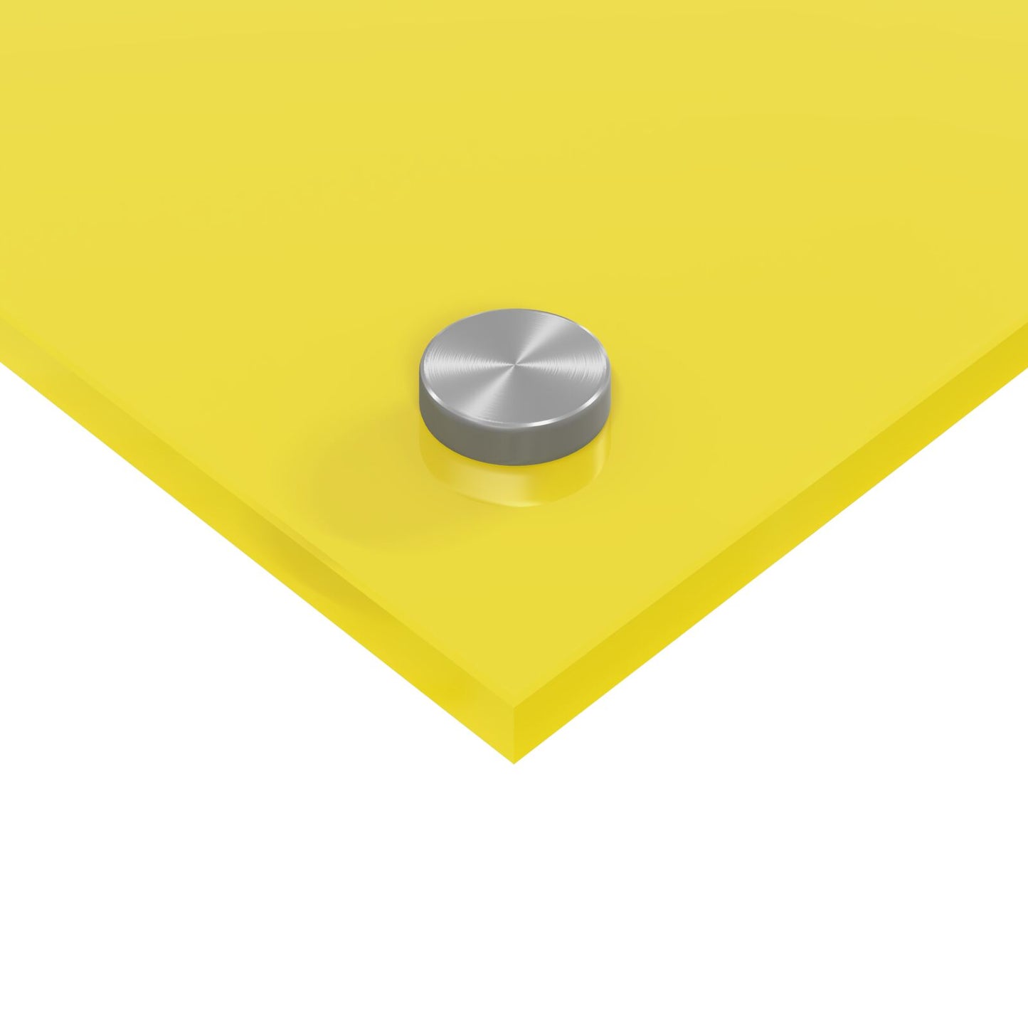 Schienale Da Cucina Giallo 70X60X0,6 Cm In Vetro Temperato -