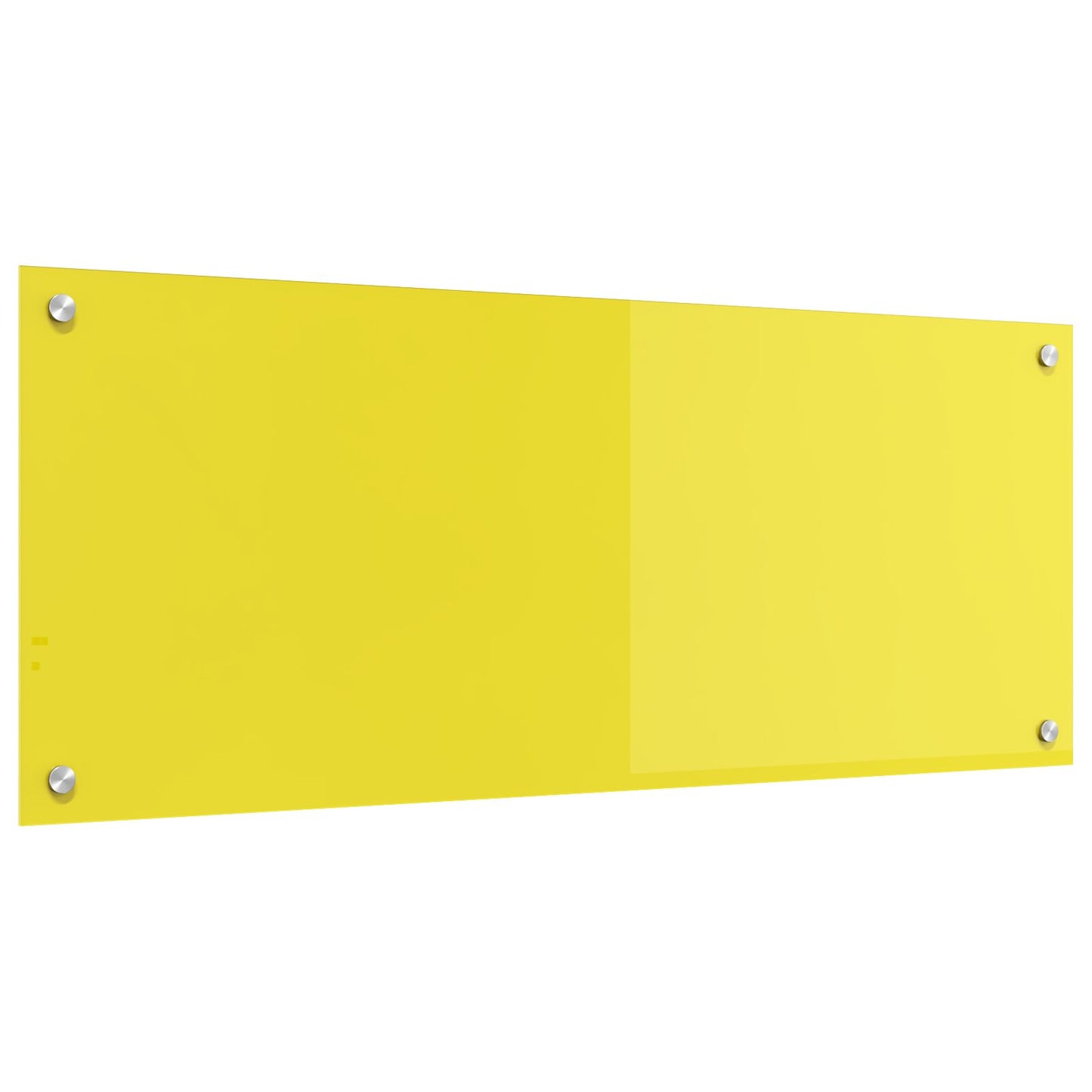 Schienale Cucina  Giallo 100X40X0.6 Cm Vetro Temperato