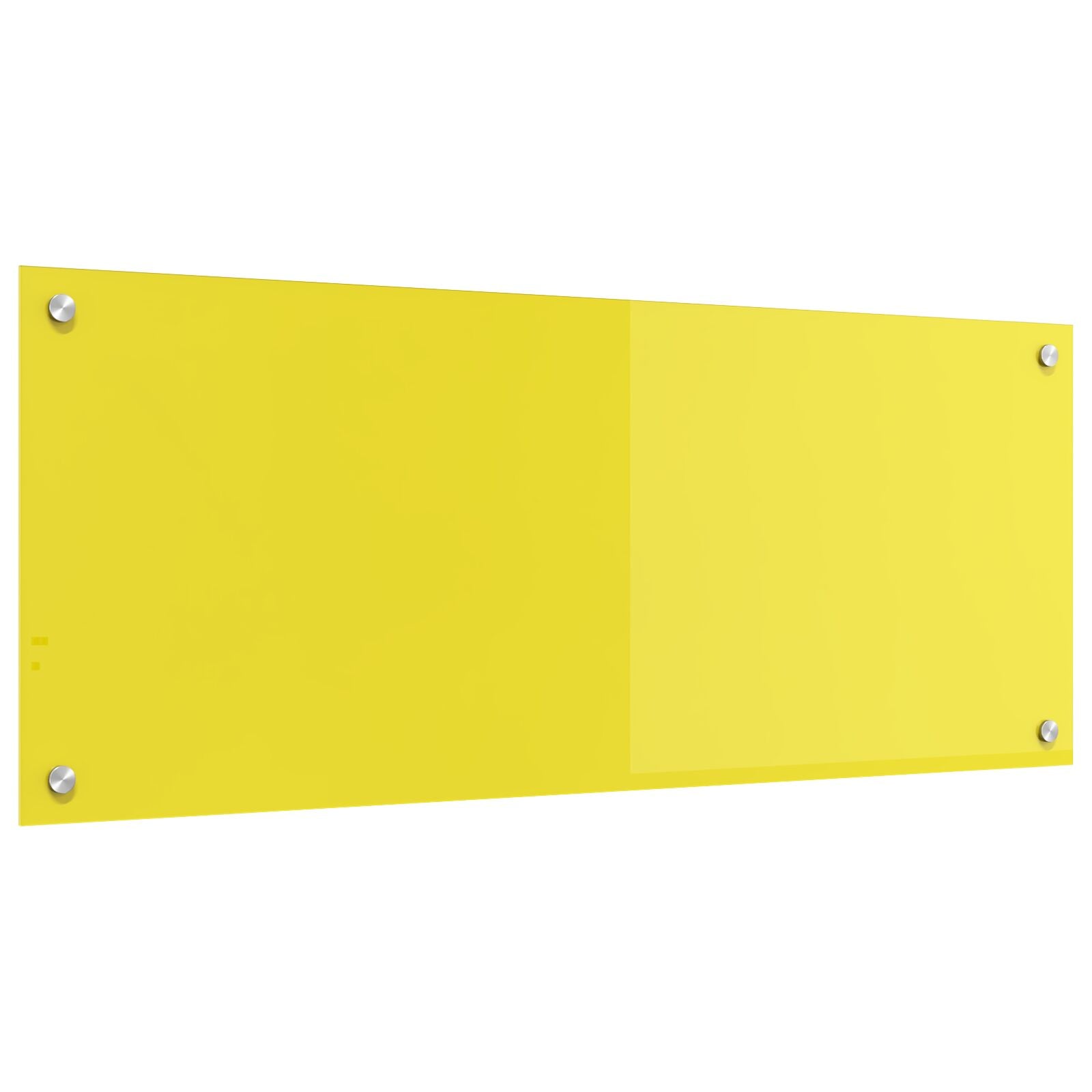 Schienale Cucina  Giallo 100X40X0.6 Cm Vetro Temperato