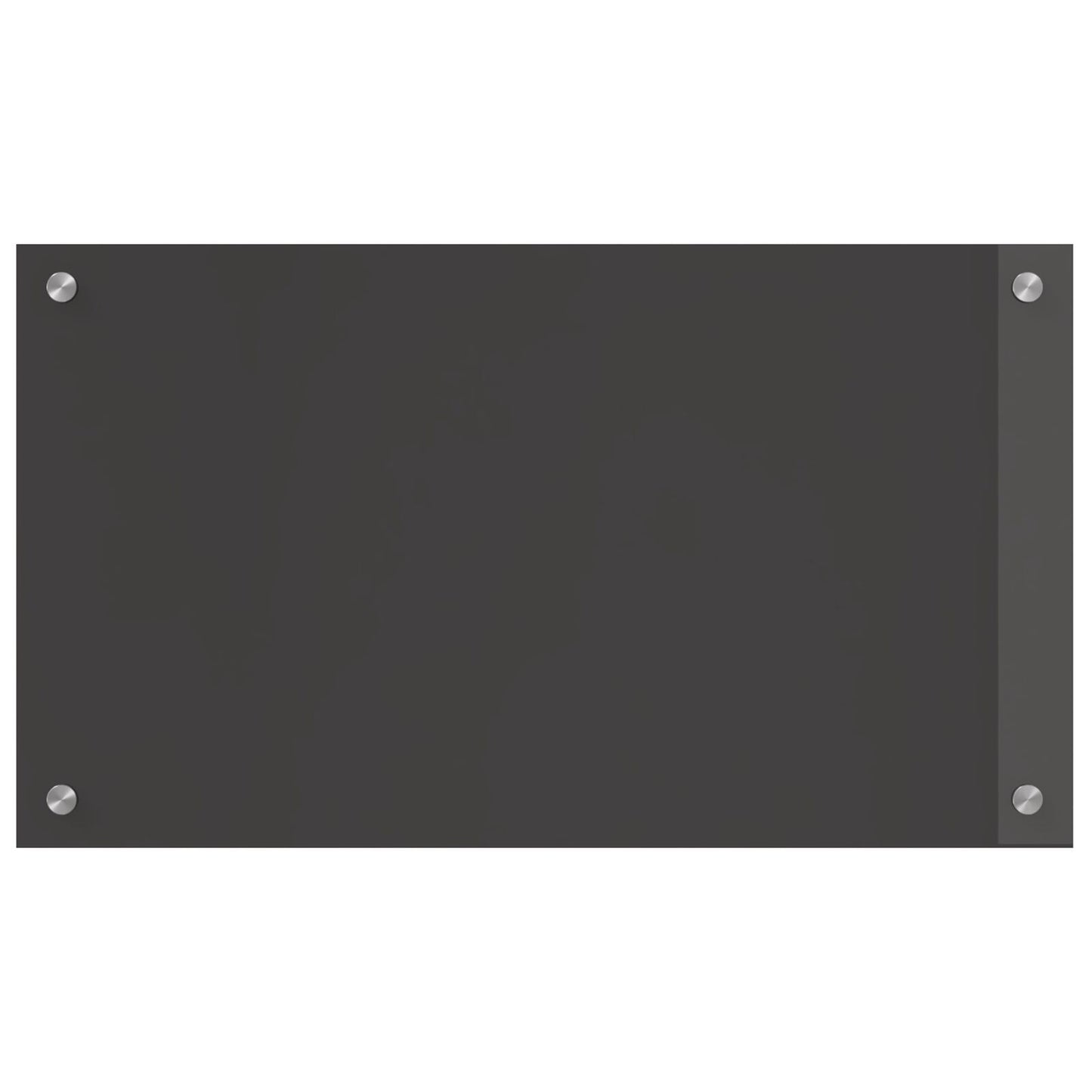 Schienale Cucina Grigio Scuro 70X40X0,6 Cm In Vetro Temperato Di