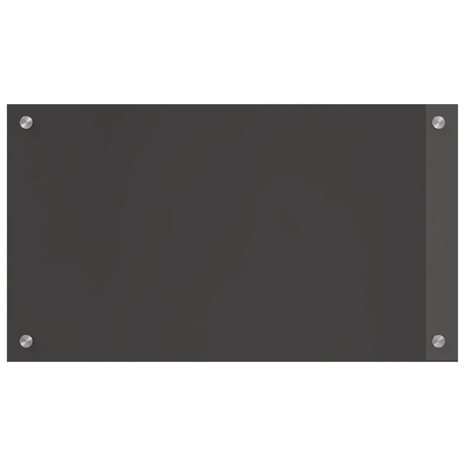 Schienale Cucina Grigio Scuro 70X40X0,6 Cm In Vetro Temperato Di