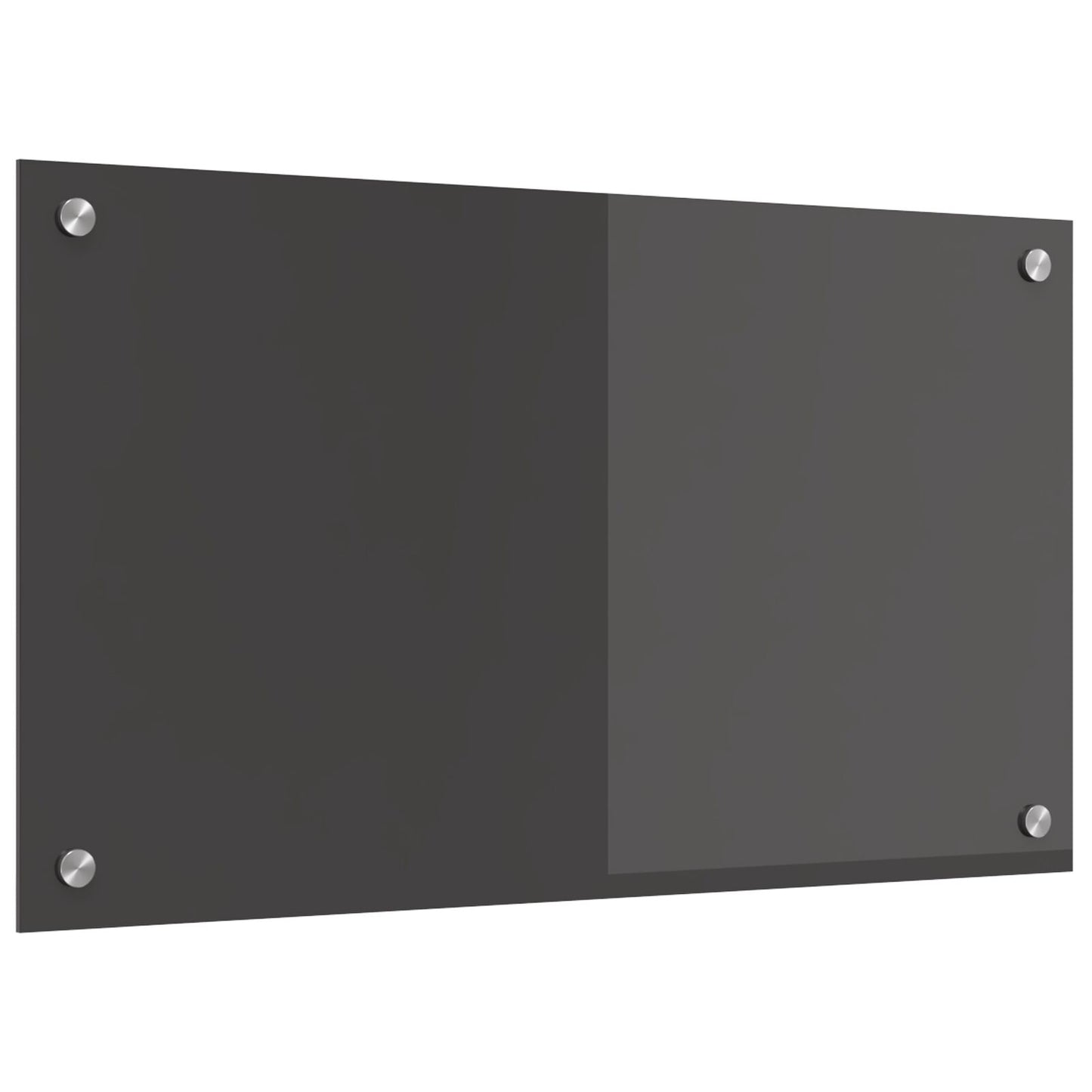 Schienale Cucina Grigio Scuro 70X40X0,6 Cm In Vetro Temperato Di