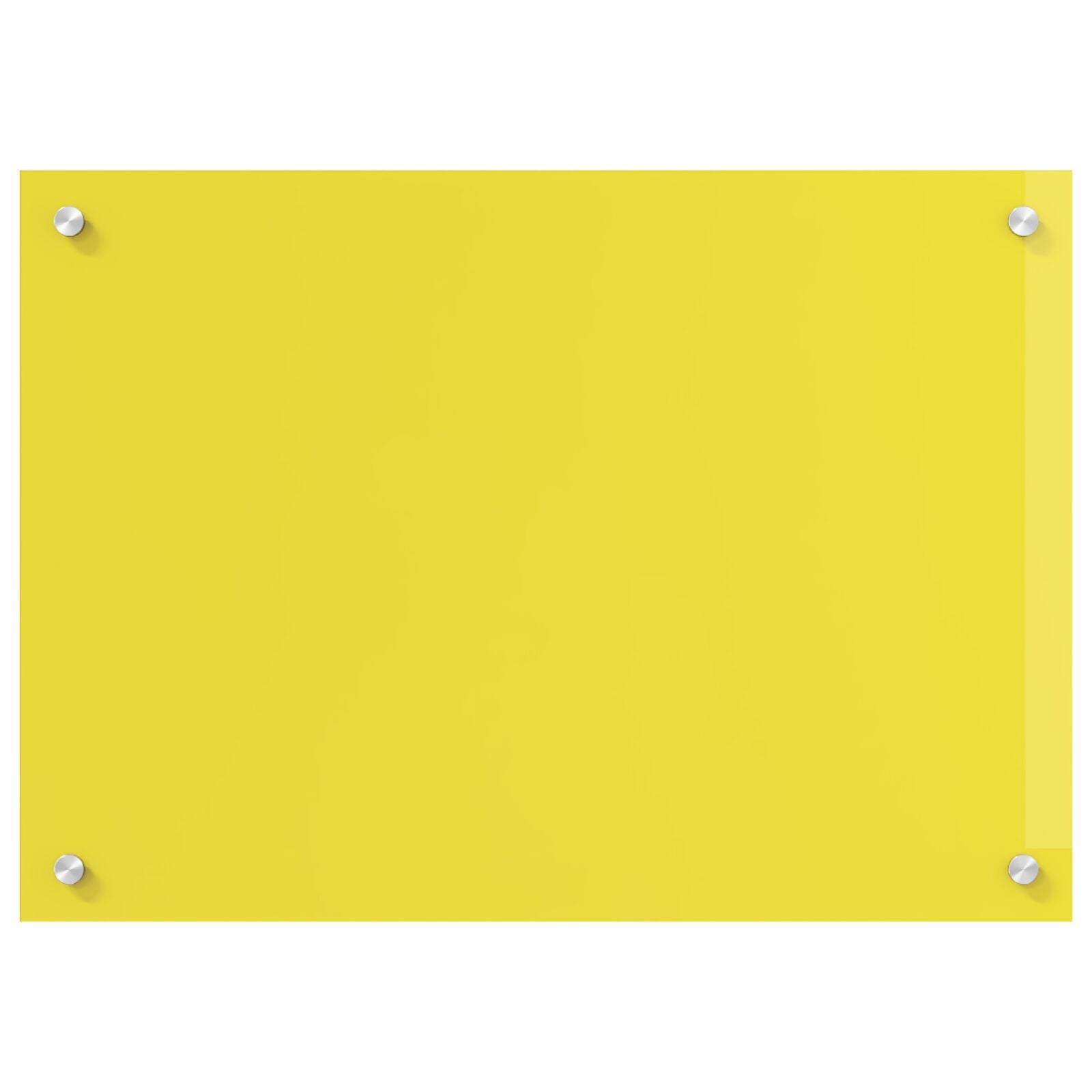 Schienale Per Cucina Giallo 70X50X0,6 Cm In Vetro Temperato Di