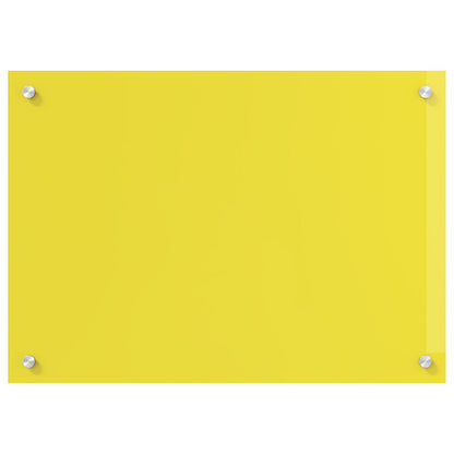 Schienale Per Cucina Giallo 70X50X0,6 Cm In Vetro Temperato Di