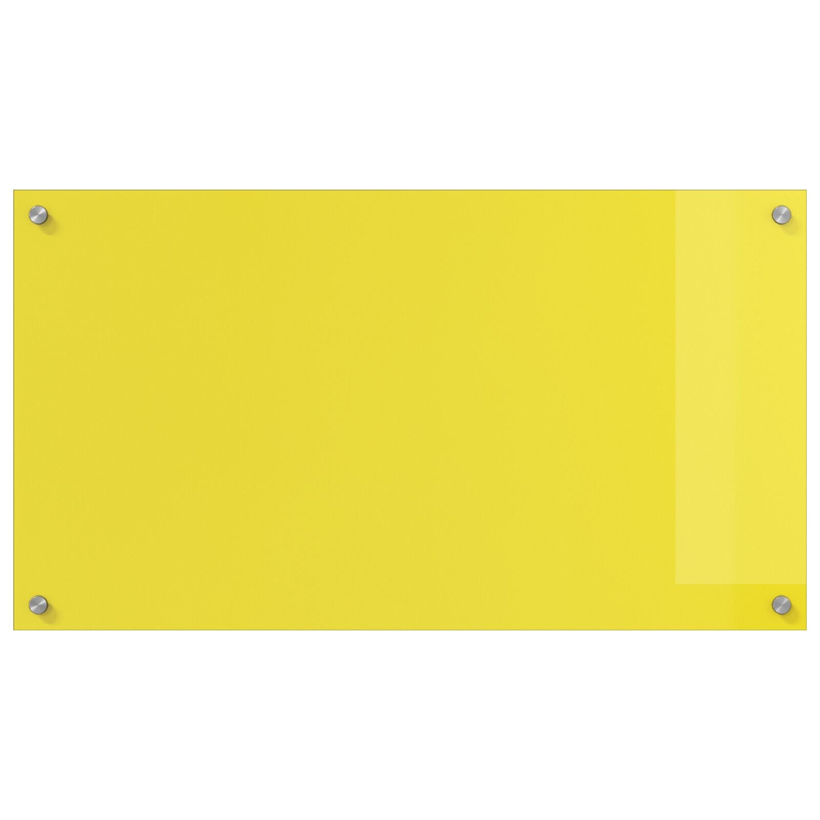 Schienale Da Cucina Giallo 90X50X0,6 Cm In Vetro Temperato Di