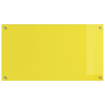 Schienale Da Cucina Giallo 90X50X0,6 Cm In Vetro Temperato Di