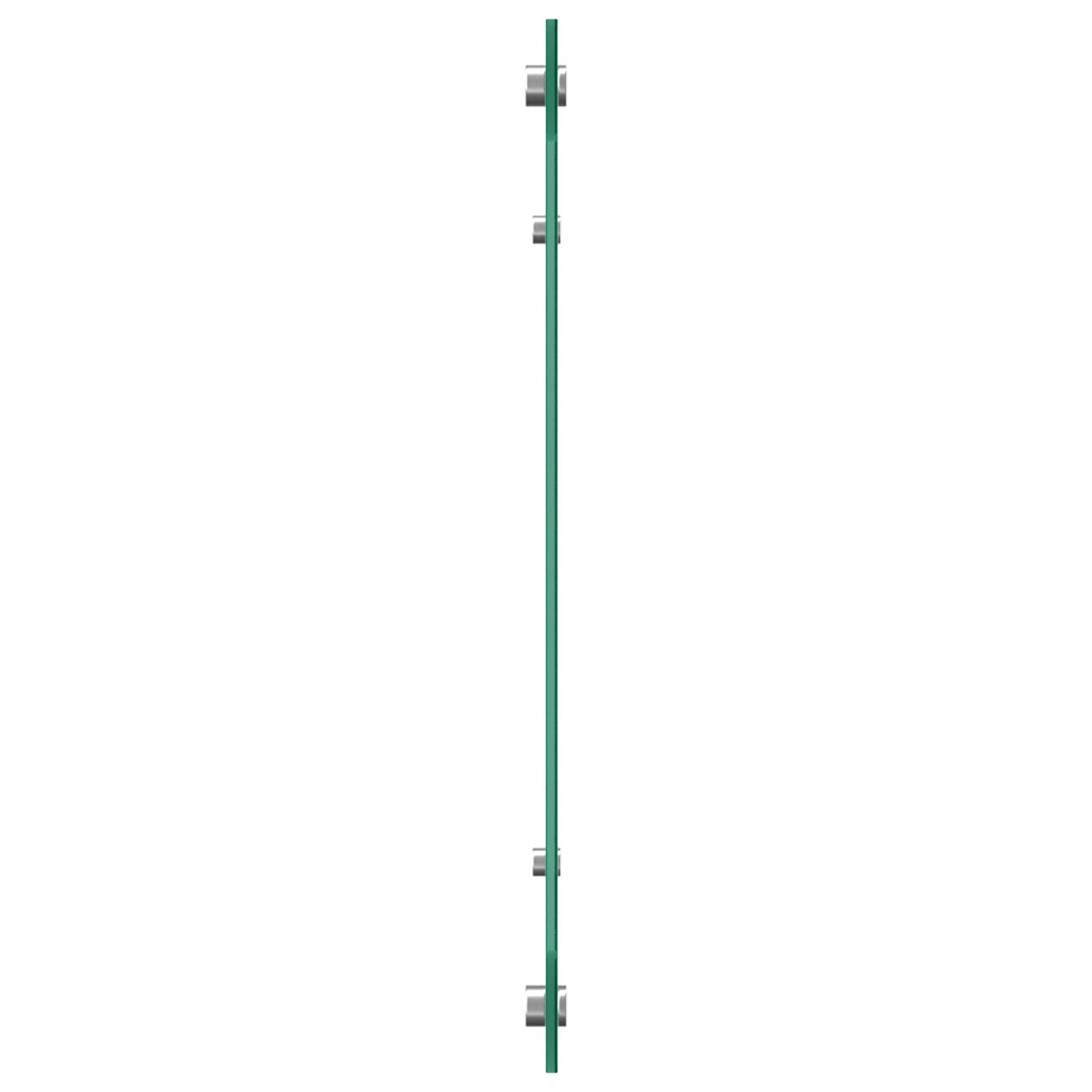 Schienale Cucina Bianco 110X50X0,6 Cm In Vetro Temperato -