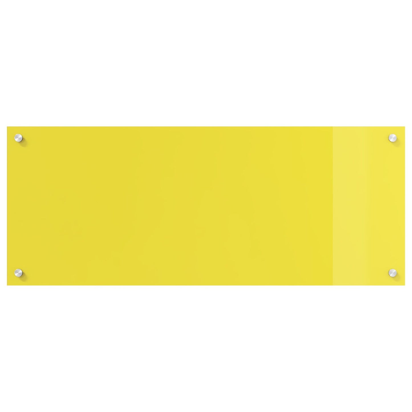 Schienale Cucina  Giallo 100X40X0.6 Cm Vetro Temperato