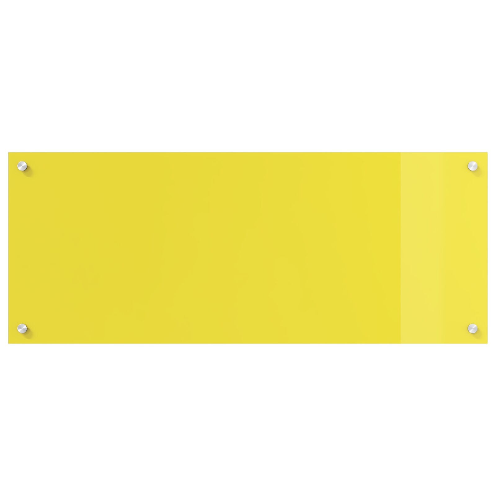 Schienale Cucina  Giallo 100X40X0.6 Cm Vetro Temperato