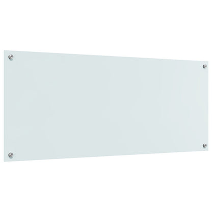 Schienale Cucina  Bianco 120X50X0,6 Cm Vetro Temperato
