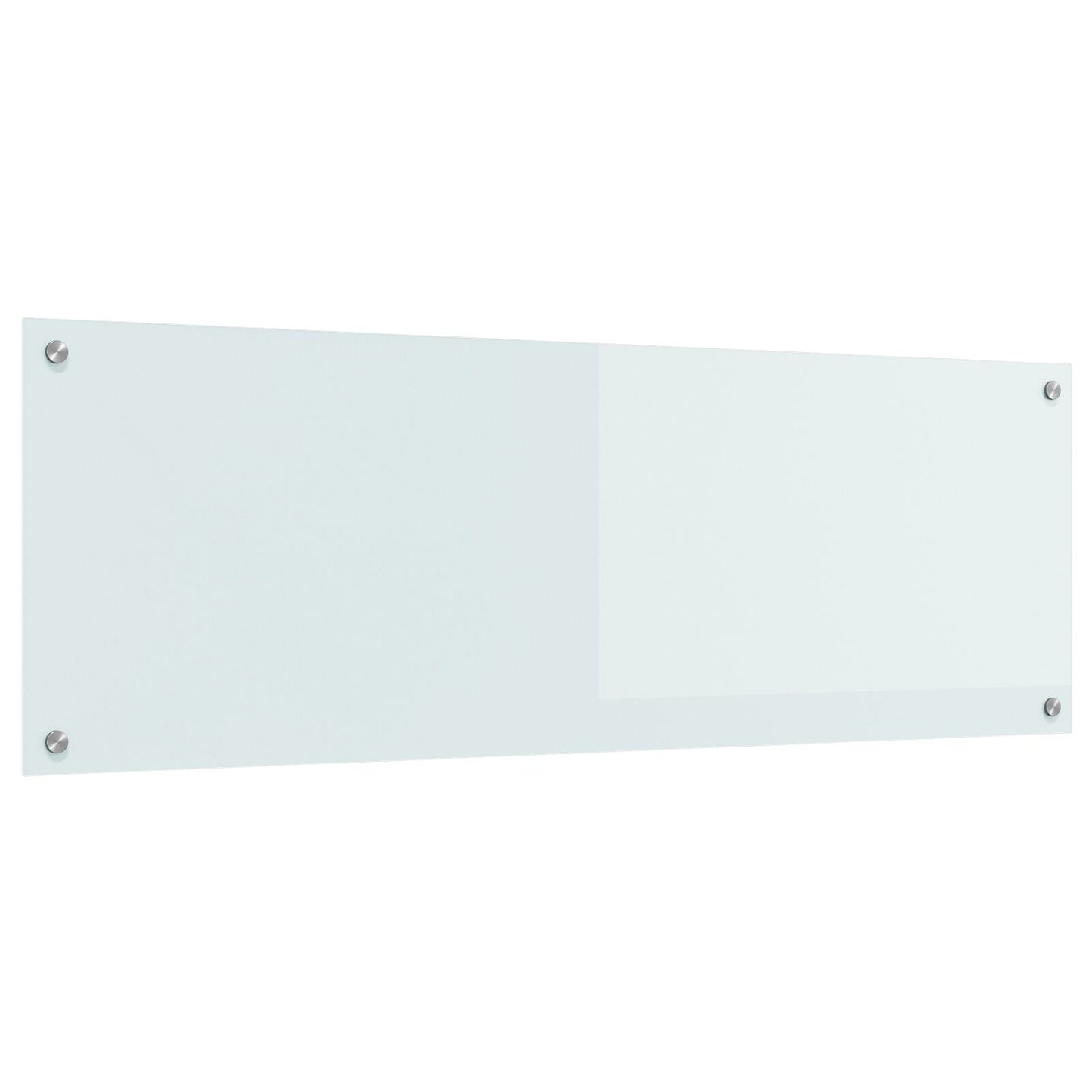 Schienale Da Cucina Bianco 120X40X0,6 Cm In Vetro Temperato