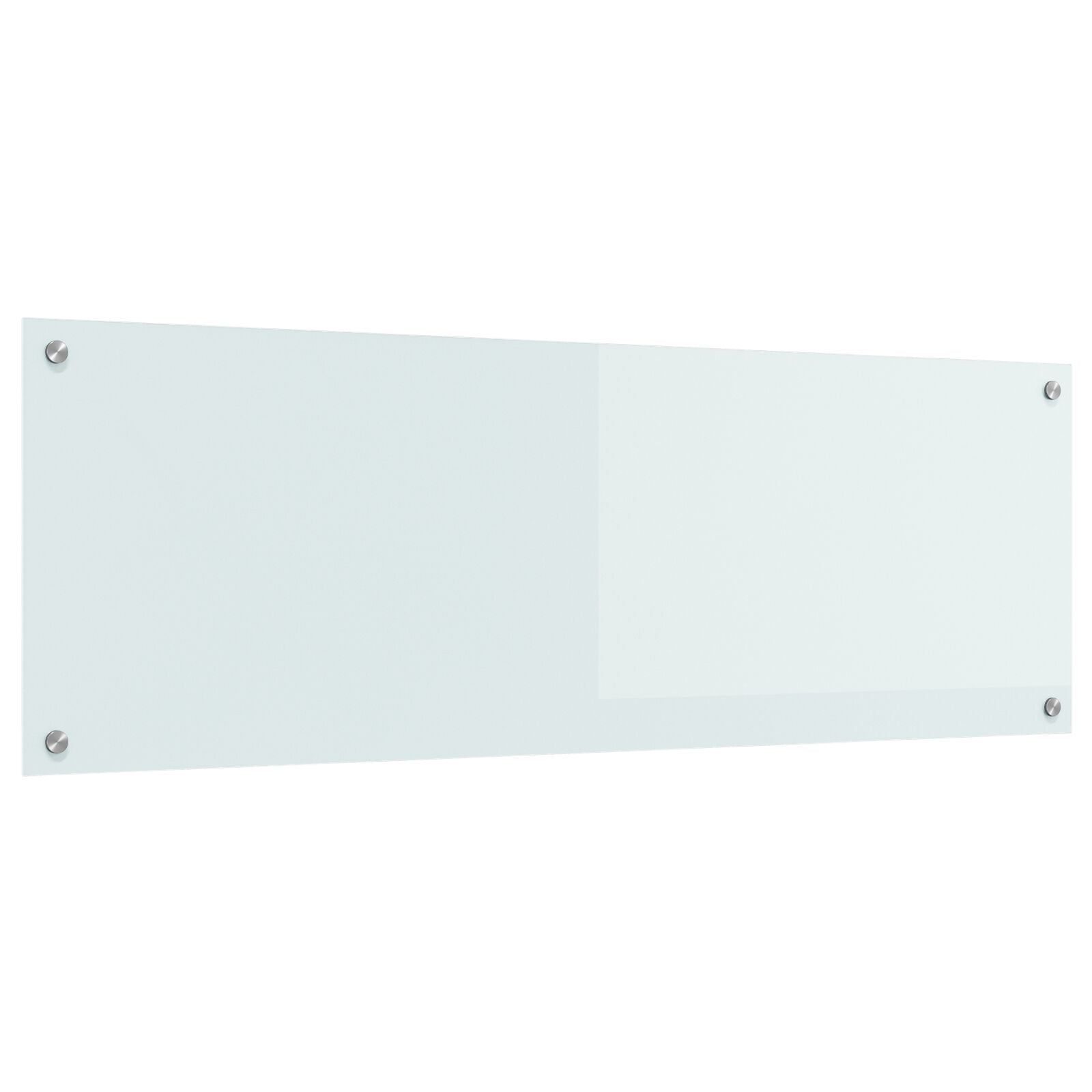 Schienale Da Cucina Bianco 120X40X0,6 Cm In Vetro Temperato