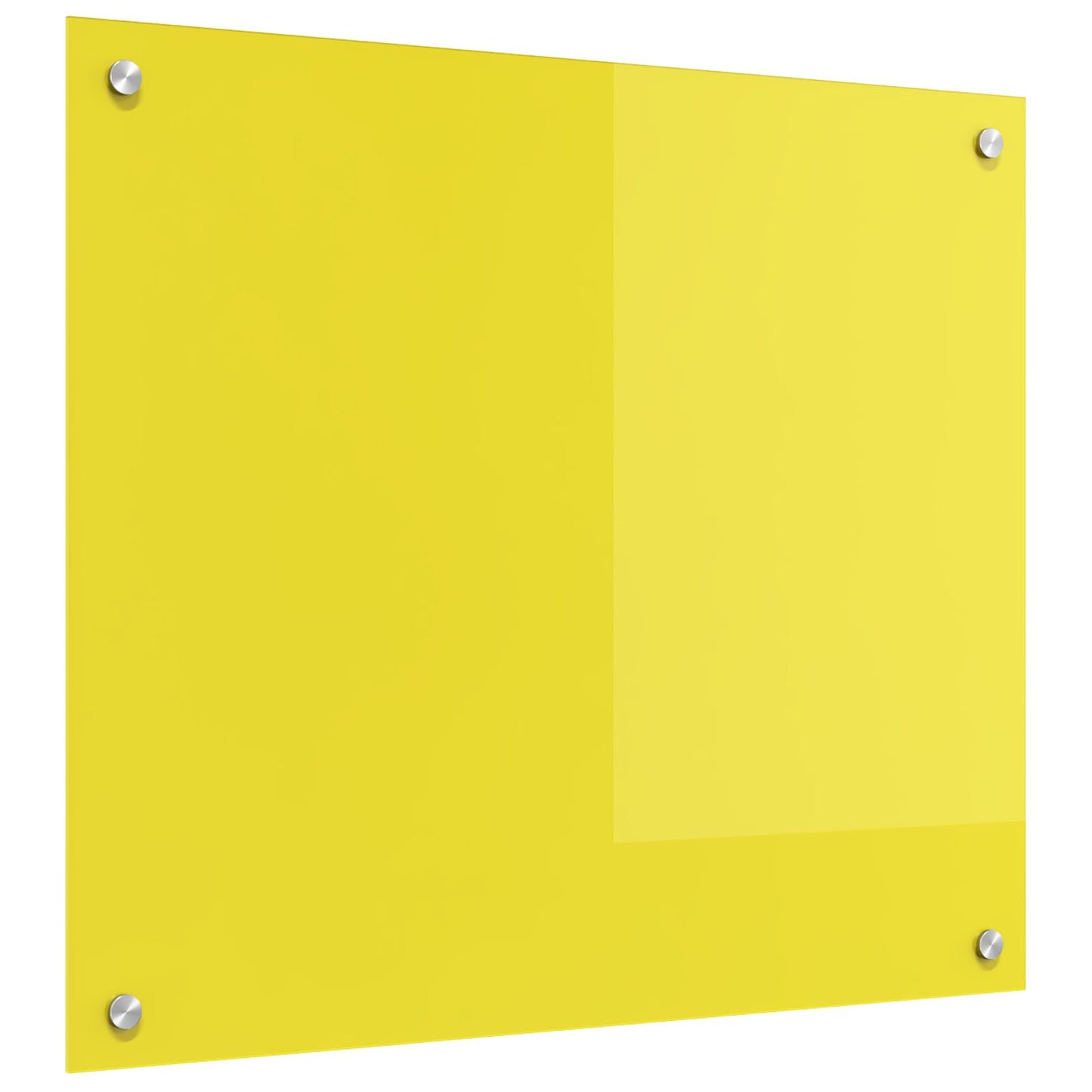 Schienale Da Cucina Giallo 70X60X0,6 Cm In Vetro Temperato -