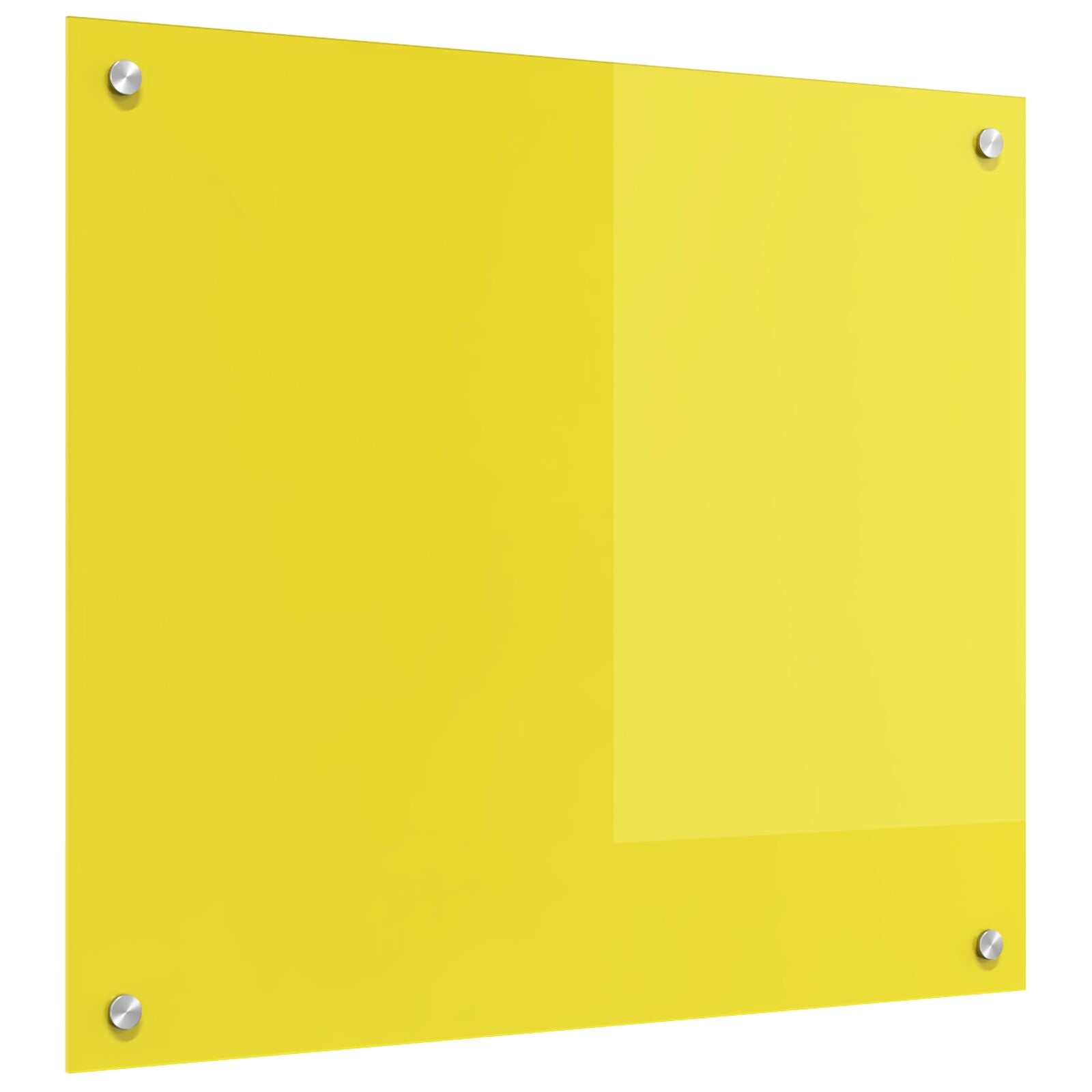 Schienale Da Cucina Giallo 70X60X0,6 Cm In Vetro Temperato -