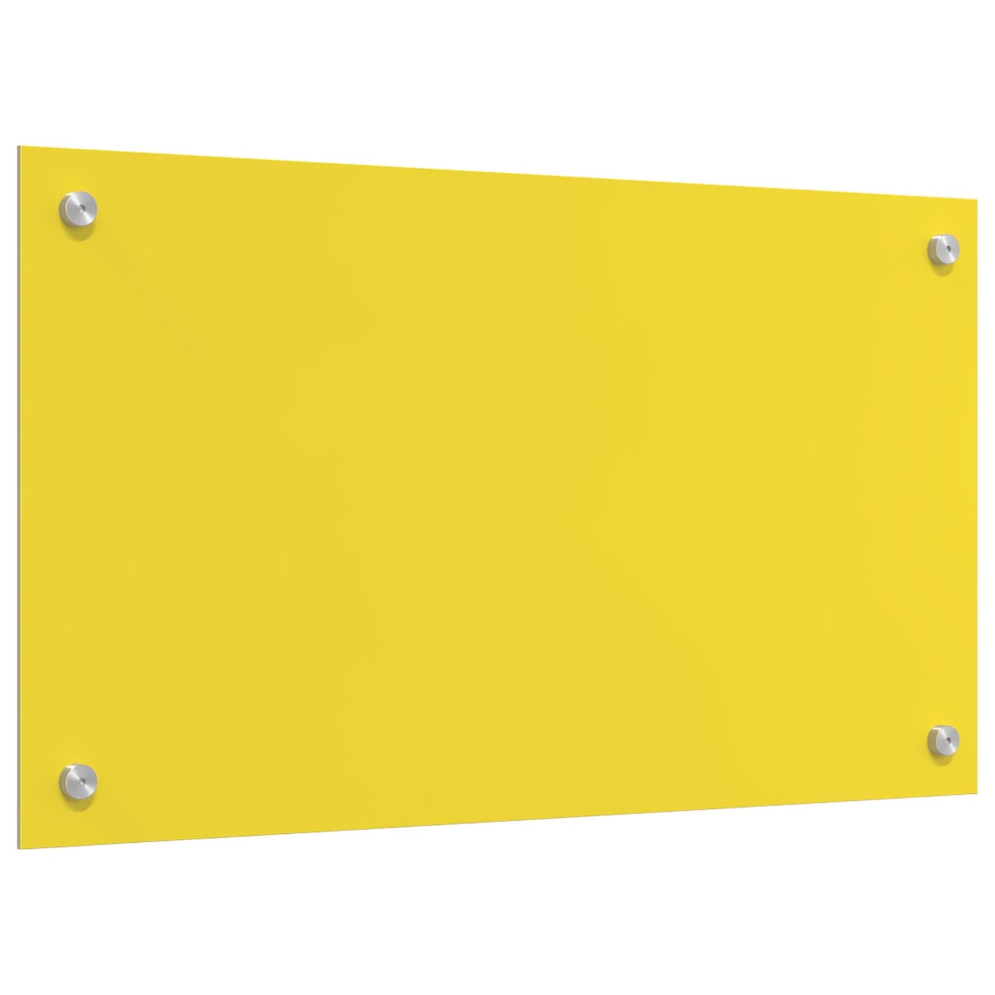 Schienale Cucina Giallo 70X40X0,6 Cm Vetro Temperato