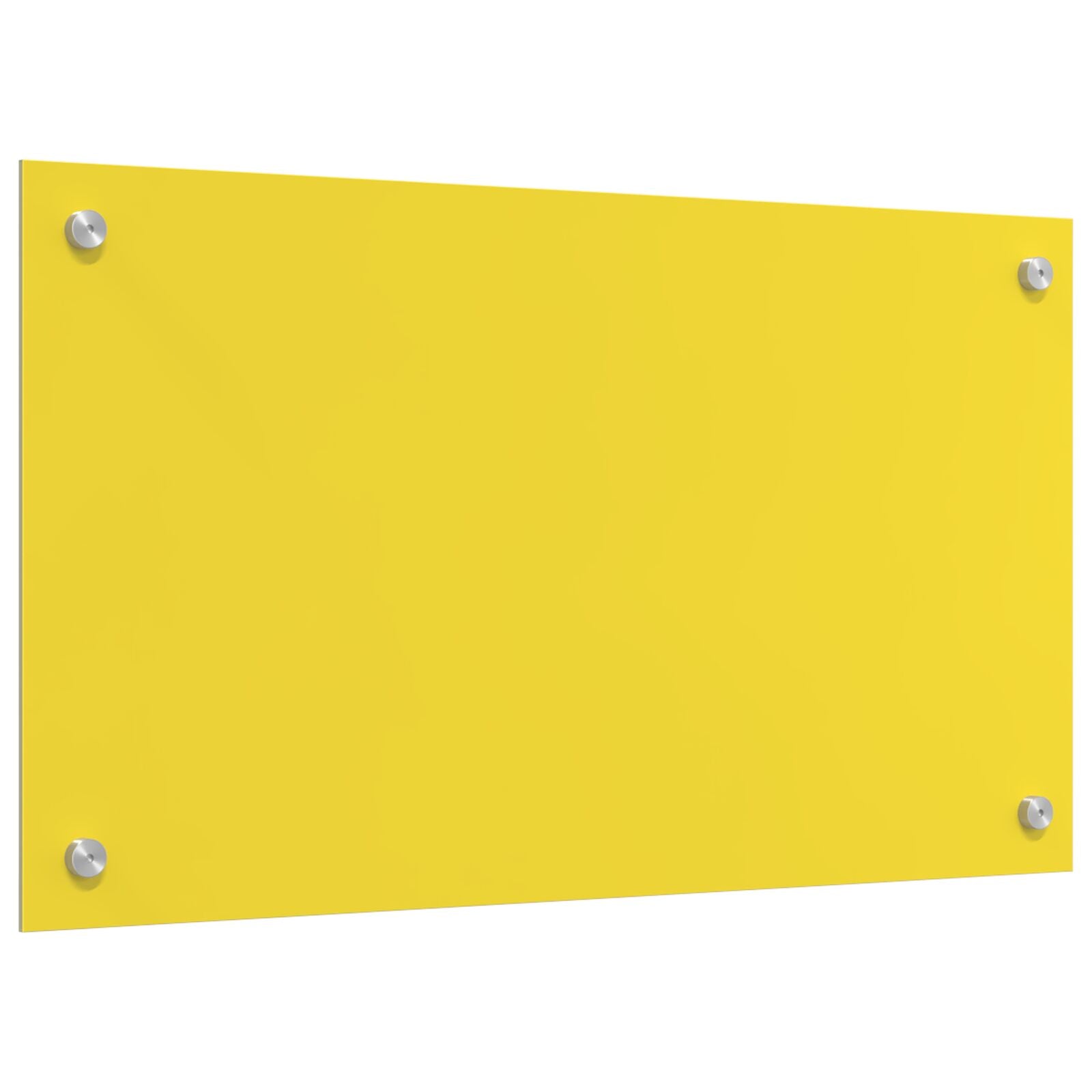 Schienale Cucina Giallo 70X40X0,6 Cm Vetro Temperato