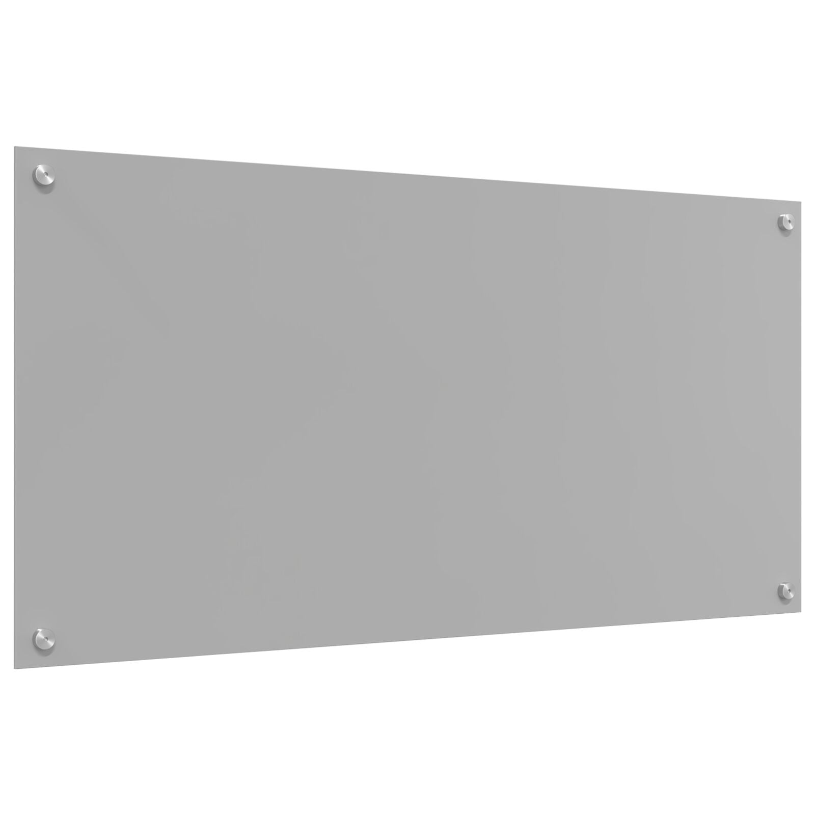 Schienale Cucina Grigio Chiaro 100X50X0,6 Cm In Vetro Temperato
