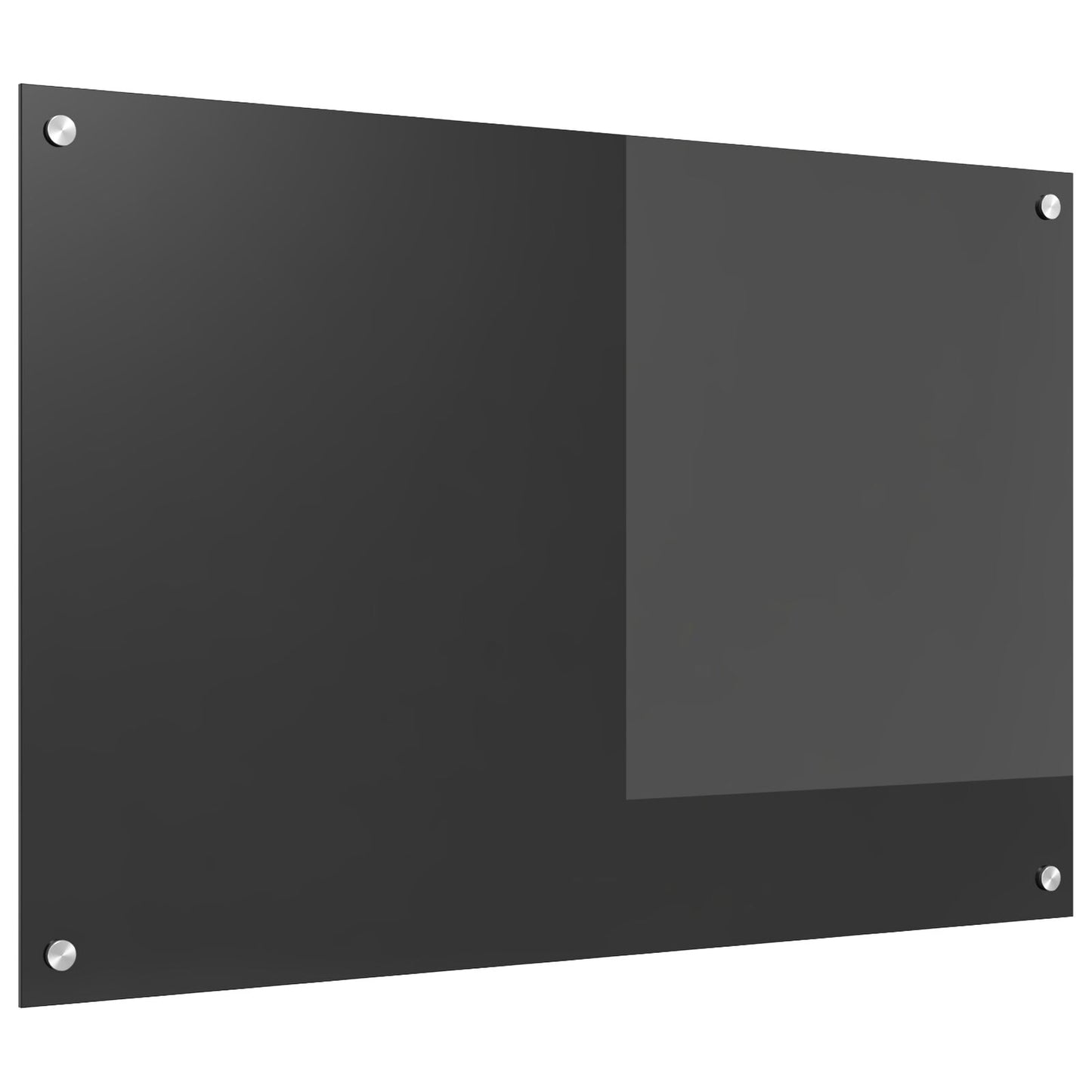 Schienale Cucina Grigio Scuro 90X60X0,6 Cm In Vetro Temperato