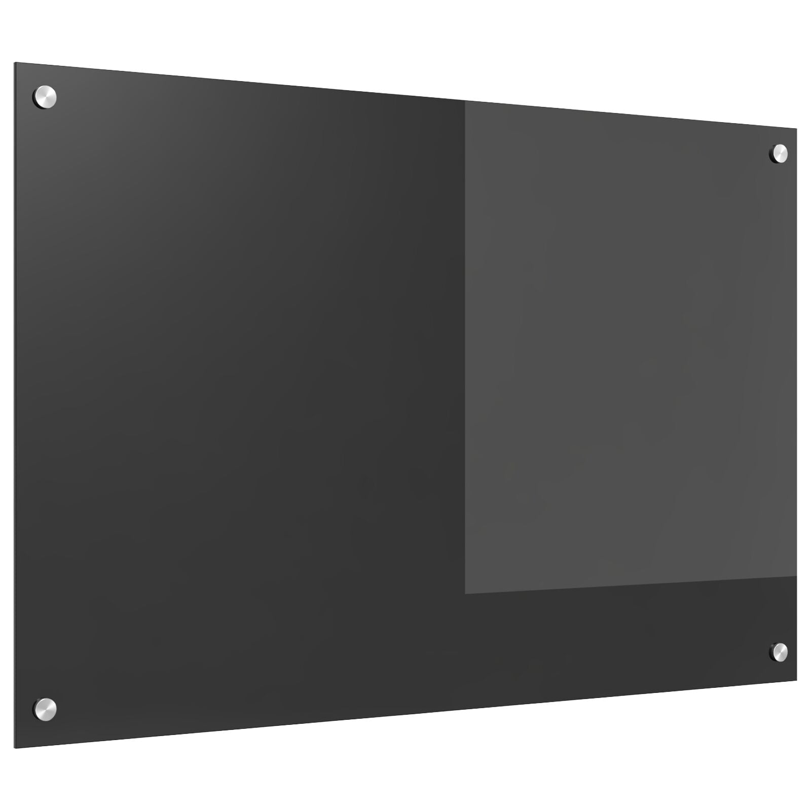 Schienale Cucina Grigio Scuro 90X60X0,6 Cm In Vetro Temperato
